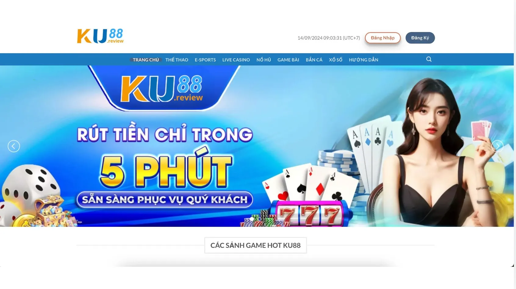 Giới thiệu chung về nhà cái Ku88